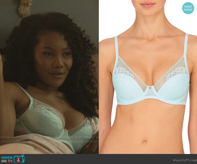 Natori Flora Contour Underwire Bra worn by (L'lerrét Jazelle) on The Chi