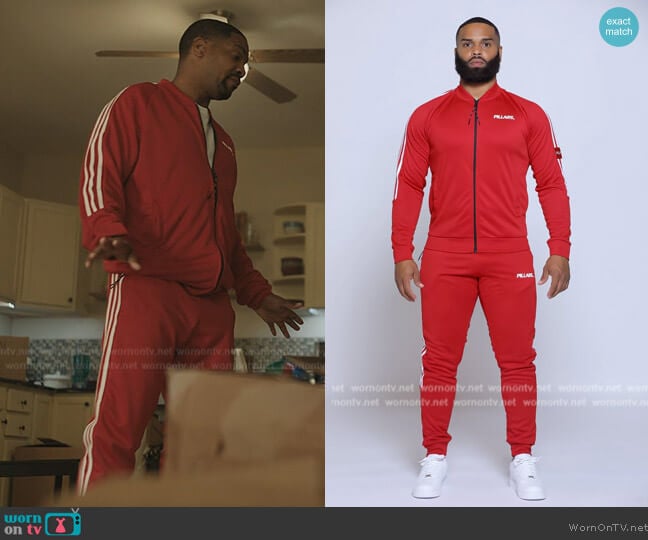 Pillars Club Track Jacket worn by (Rolando Boyce) on The Chi