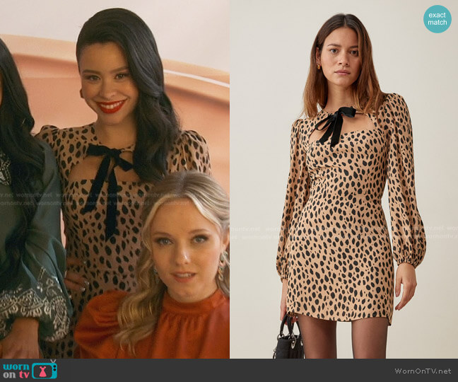 Refoamation Terri Dress worn by Mariana Foster (Cierra Ramirez) on Good Trouble
