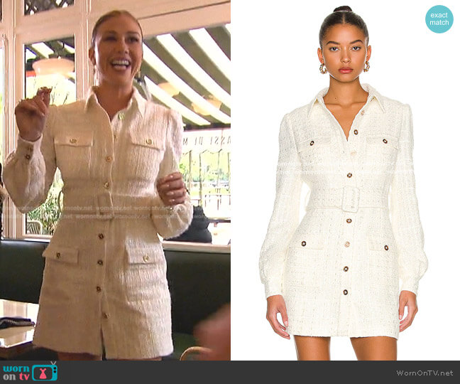 Sau Lee Aubrie Tweed Mini Dress worn by Gabriela Windey on The Bachelorette