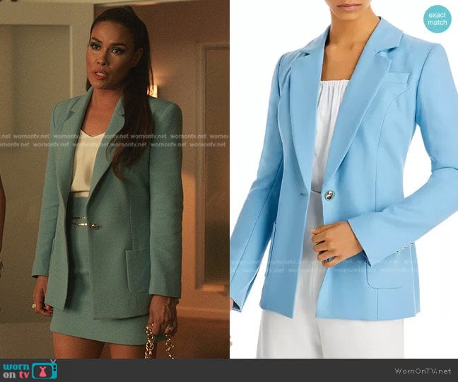 Sergio Hudson Single Button Blazer worn by Cristal Jennings (Daniella Alonso) on Dynasty