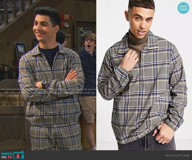 Topman Funnel Neck Jacket worn by Parker Preston (Trevor Tordjman) on Bunkd