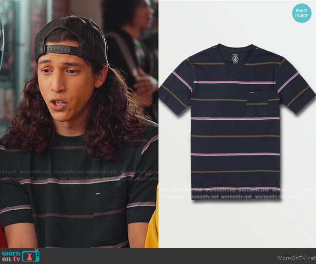 Volcom Moragain Pocket Short Sleeve T-Shirt worn by (Benjamin Norris) on Never Have I Ever