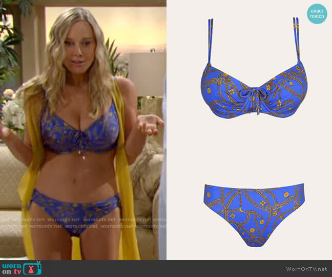 Affair Lingerie Olbia Balcony Bikini Top worn by Donna Logan (Jennifer Gareis) on The Bold and the Beautiful