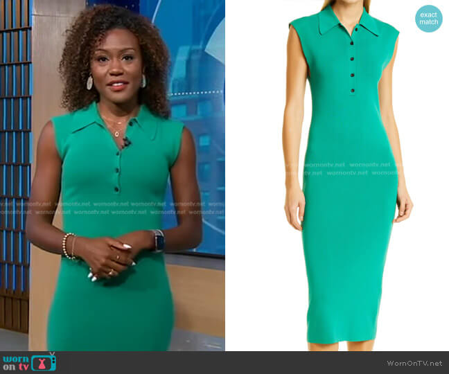 A.L.C. Taylor Body-Con Dress worn by Janai Norman on Good Morning America