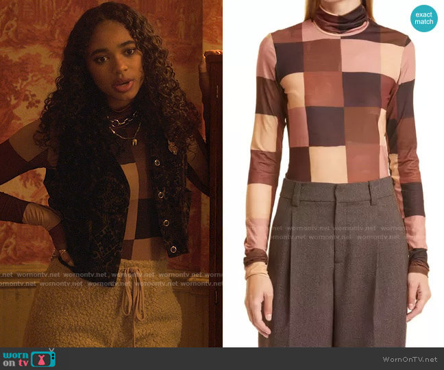 A.L.C. James Top worn by Tabitha 'Tabby' Hayworth (Chandler Kinney) on Pretty Little Liars Original Sin