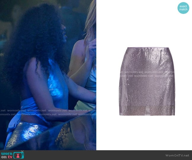 Alice + Olivia Elana Skirt worn by Piper (Billie Bodega) on American Horror Stories