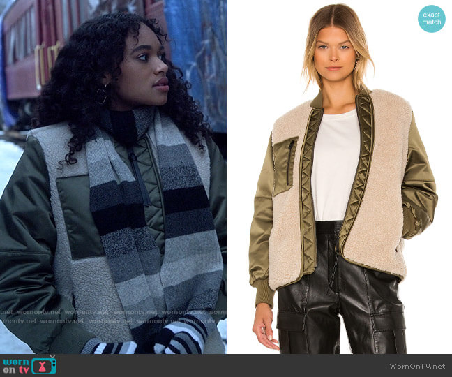 All Saints Suri Jacket worn by Tabitha 'Tabby' Hayworth (Chandler Kinney) on Pretty Little Liars Original Sin