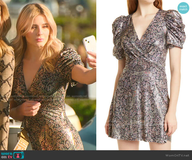Ba&Sh Gala Minidress worn by Alexandra Rose (Alexandra Rose) on Selling the OC