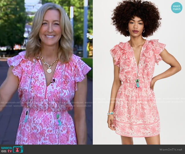 Bell Meadow Mini Dress worn by Lara Spencer on Good Morning America