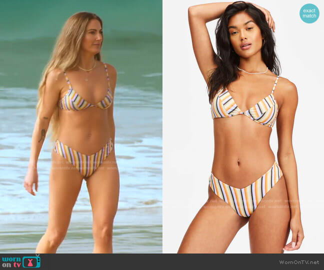 Billabong Standard Postcards from Paradise Charlie Bikini Top worn by (Lisa Victoria) on Selling the OC