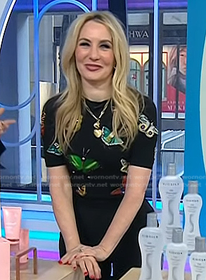 Chassie’s embellished butterfly top on Today