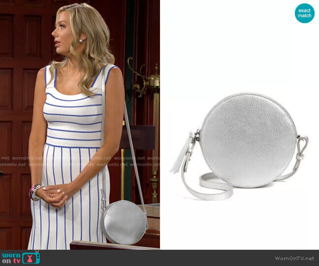 Chelsea28 Cassie Faux Leather Crossbody Bag worn by Abby Newman (Melissa Ordway) on The Young and the Restless