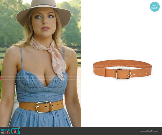 Chloe Joe Leather Belt worn by Fallon Carrington (Elizabeth Gillies) on Dynasty