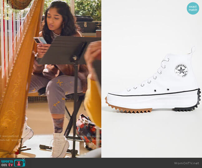 Converse Run Star Hike Platform worn by Devi Vishwakumar (Maitreyi Ramakrishnan) on Never Have I Ever