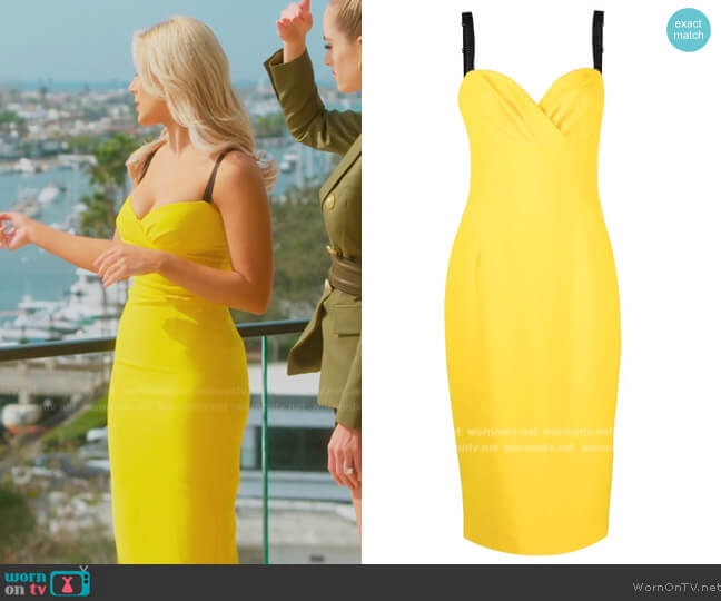 Dolce & Gabbana Sweetheart-neck Strap Dress worn by Alexandra Rose (Alexandra Rose) on Selling the OC