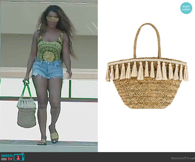 Florabella Wilmington Tote worn by Caroline Brooks (Caroline Brooks) on The Real Housewives of Dubai