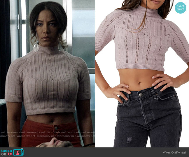 Free People The Romy Top worn by Maria DeLuca (Heather Hemmens) on Roswell New Mexico