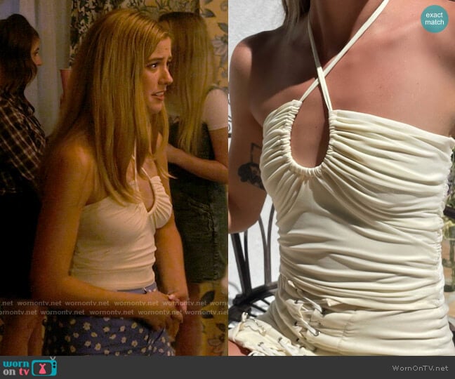 Gigi Lolo Top worn by Kelly Beasley (Mallory Bechtel) on Pretty Little Liars Original Sin