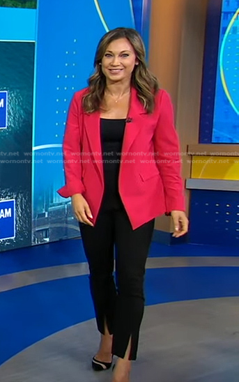 Ginger’s pink blazer on Good Morning America