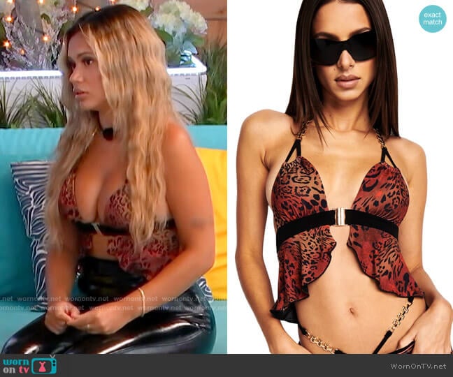 i am gia Aphea Top worn by Nadjha Day on Love Island USA
