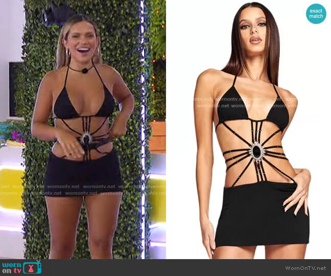 i am gia Frankie Dress worn by Nadjha Day on Love Island USA