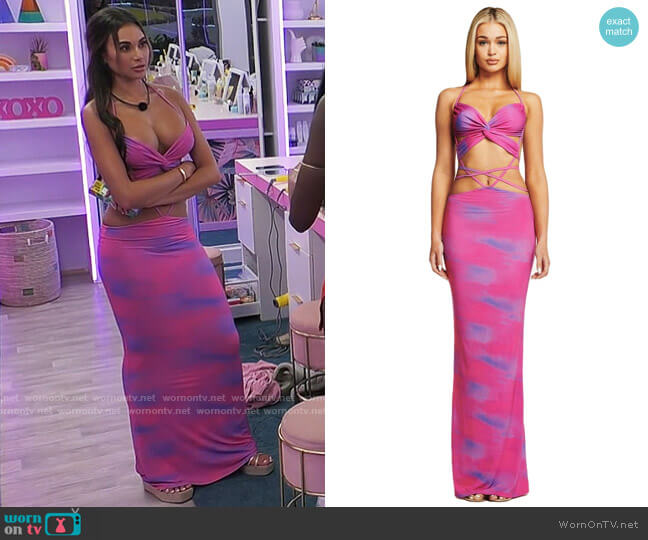 i am gia Karlie Dress worn by Courtney Boerner on Love Island USA
