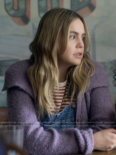 Imogen’s purple collared cardigan on Pretty Little Liars Original Sin
