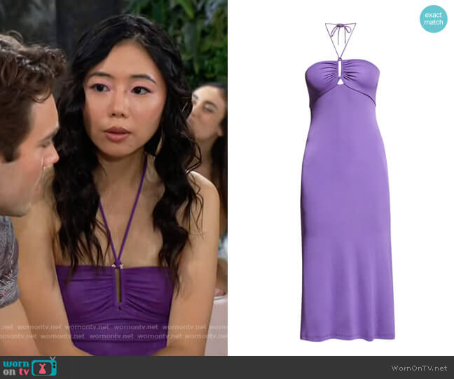 IRO Zaret Dress worn by Allie Nguyen (Kelsey Wang) on The Young and the Restless
