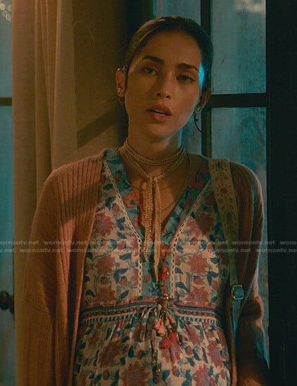 Isabella’s floral maxi dress on Good Trouble