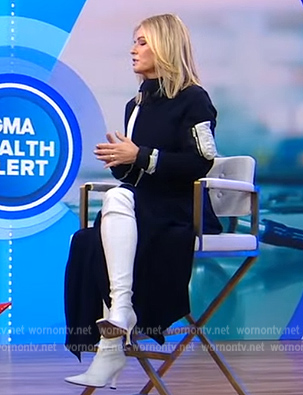 Jennifer’s white over the knee boots on Good Morning America