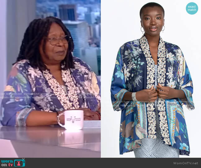 Johnny Was Ono Emilia Kimono worn by Whoopi Goldberg on The View
