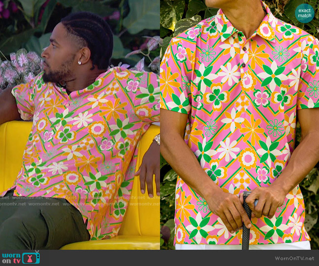 Kenny Flowers The Acapulco Shirt worn by Jesse Bray on Love Island USA