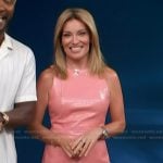 Kit's pink sleeveless mini dress on Access Hollywood