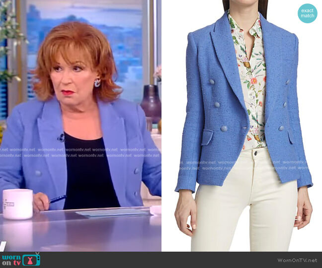 L'Agence Kenzie Double-Breasted Blazer worn by Joy Behar on The View