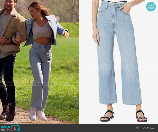 Levi's High-Waisted Straight Jeans in a Pinch worn by Gabriela Windey on The Bachelorette