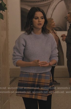 Mabel’s plaid mini skirt on Only Murders in the Building