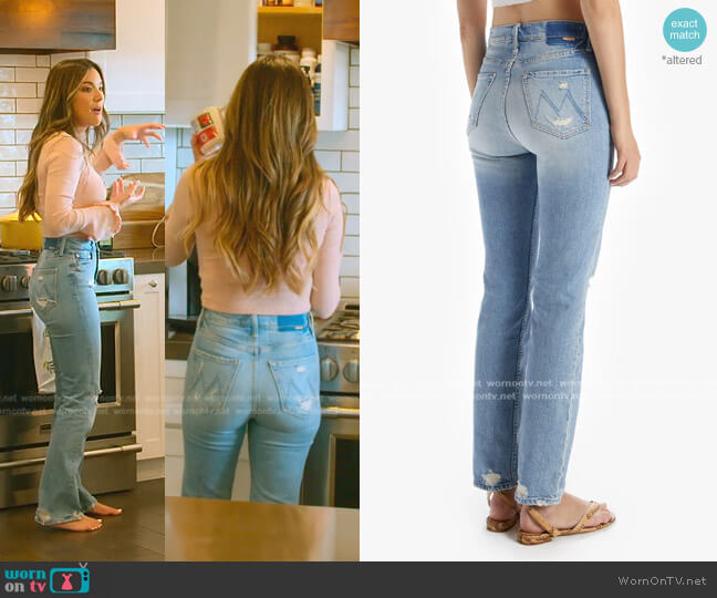Mother High Waisted Rider Skimp Jeans in The Confession worn by Alex Halll (Alex Hall) on Selling the OC