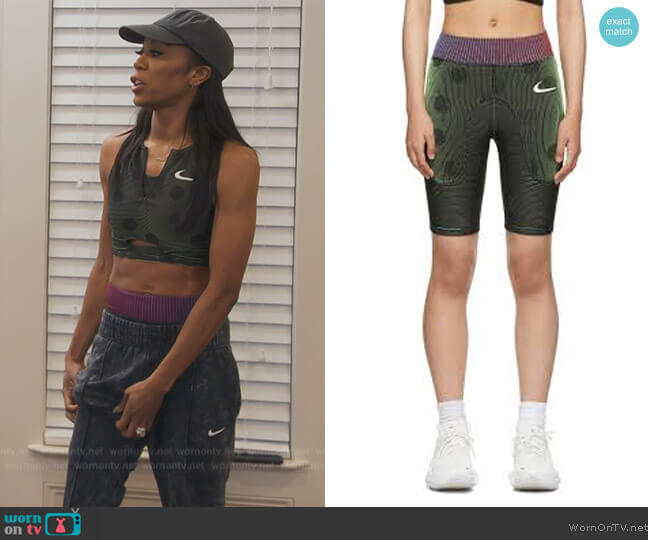 Nike x Off White Shorts worn by Sanya Richards-Ross on The Real Housewives of Atlanta