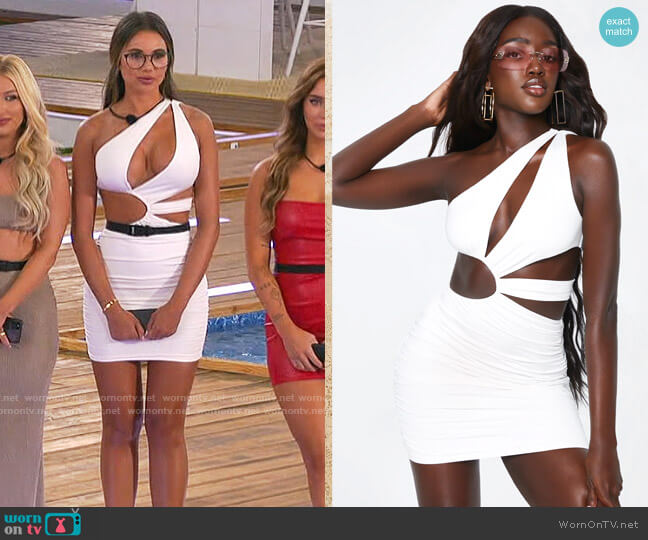 Oh Polly Girls Night Dress worn by Courtney Boerner on Love Island USA