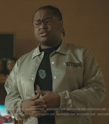 Papa’s ivory kitsune jacket on The Chi