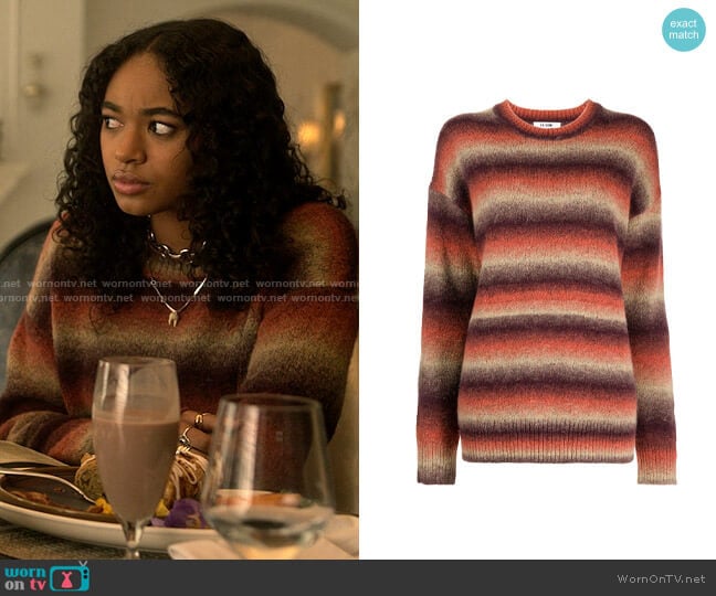 Re/Done 90s Space-Dyed Sweater worn by Tabitha 'Tabby' Hayworth (Chandler Kinney) on Pretty Little Liars Original Sin