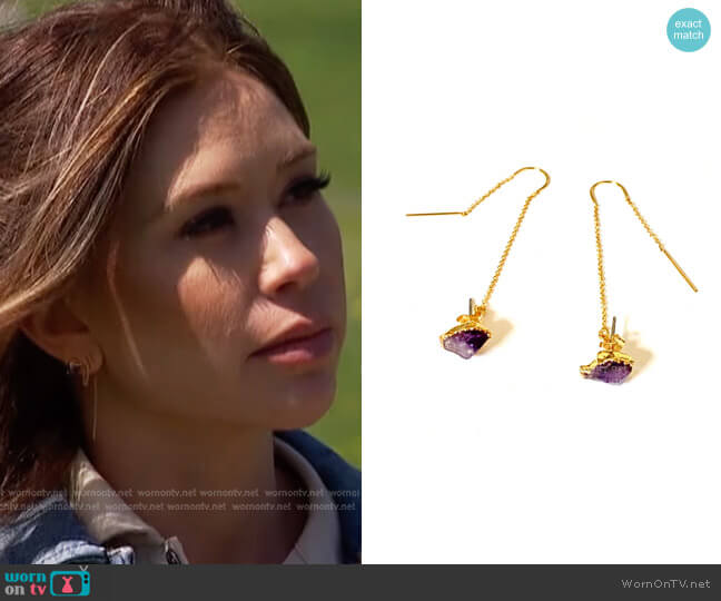 Robyn Rhodes Dottie Earrings worn by Gabriela Windey on The Bachelorette