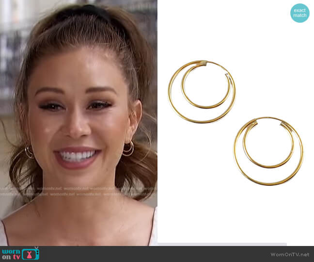 Robyn Rhodes Lorna Earrings worn by Gabriela Windey on The Bachelorette