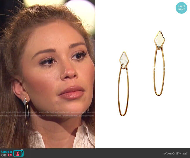 Robyn Rhodes Pepper Earrings worn by Gabriela Windey on The Bachelorette