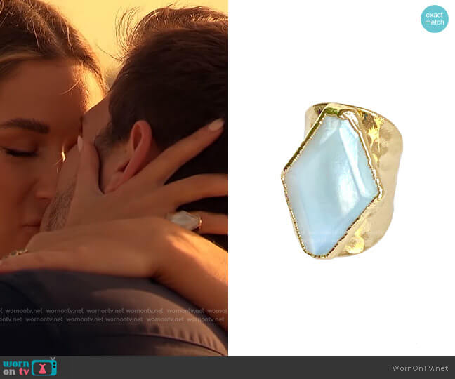 Robyn Rhodes Zola Ring worn by Rachel Recchia on The Bachelorette