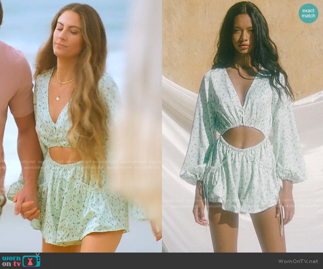Sabo Silky Jayna Playsuit worn by (Lisa) on Selling the OC