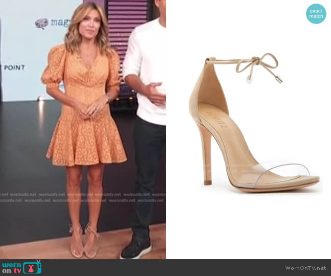 Schutz Josseana Sandal worn by Kit Hoover on Access Hollywood