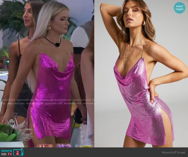 Showpo Moxie Dress worn by Deb Chubb on Love Island USA