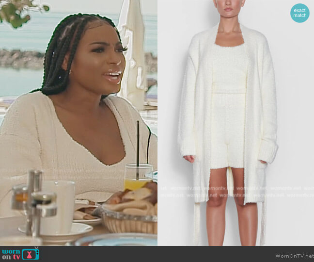 Skims Cozy Knit Tank worn by Lesa Milan (Lesa Milan) on The Real Housewives of Dubai